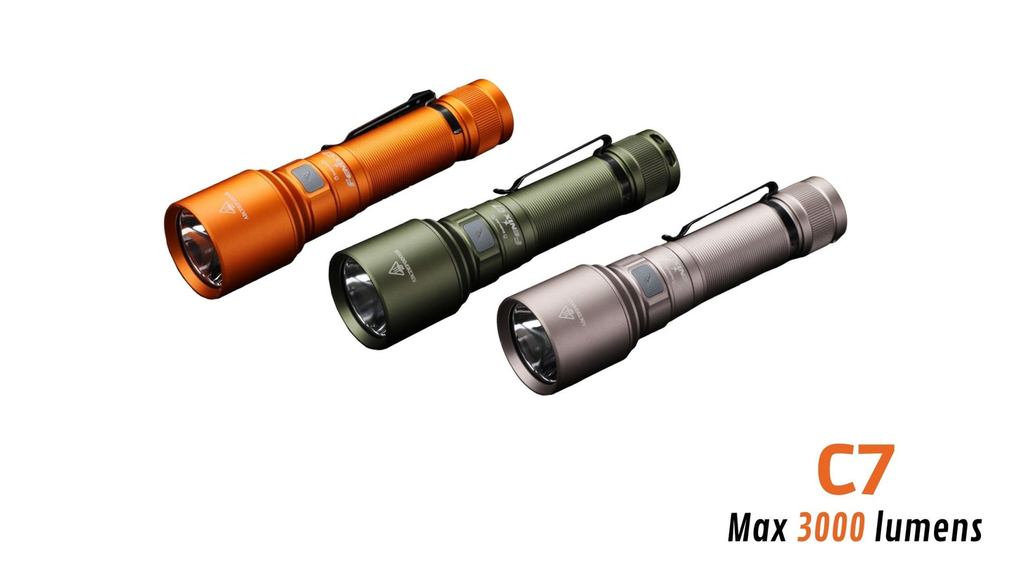 Fenix C7 - Lampe de poche rechargeable haute performance - Édition limitée - 3000 lumens