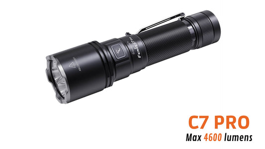 Fenix C7 PRO - Lampe de poche haute performance à charge rapide - 4600 lumens