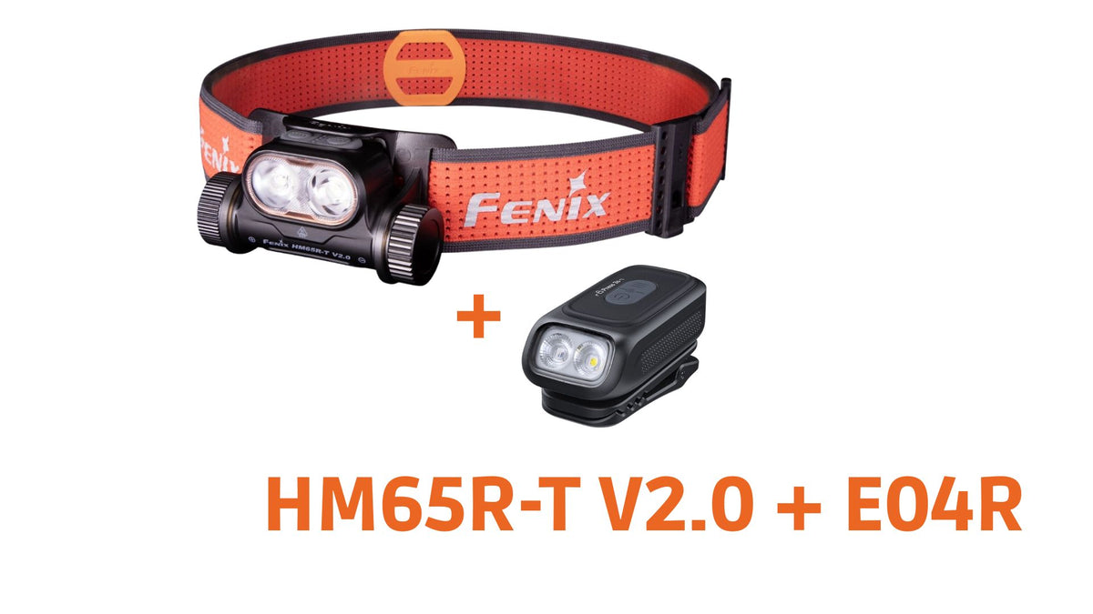 Fenix pack - HM65R-T V2.0 1600 lumens + E04R