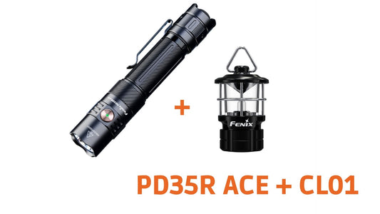 Fenix PACK - PD35R ACE 2000 lumens + CL01 BLACK
