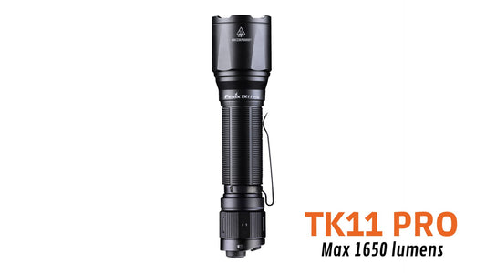 Fenix TK11 PRO - Lampe de poche tactique rechargeable - 1650 lumens