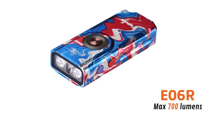 Fenix E06R Édition spéciale - Lampe de poche porte-clés 3 en 1 - 700 lumens