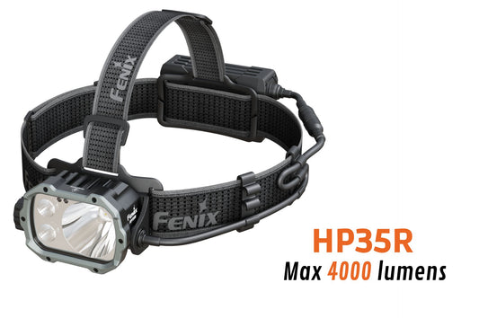 Fenix HP35R - Lampe frontale rechargeable USB-C - 4000 lumens - 450 mètres de portée - Revendeur Officiel Lampes FENIX depuis 2008 | Votre Boutique en ligne FENIX®