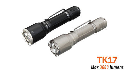 Fenix TK17 Lampe de poche tactique haute performance - 3600 lumens - Rechargeable USB-C