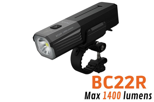 Fenix BC22R - Lampe de vélo haute performance - 1400 lumens - Revendeur Officiel Lampes FENIX depuis 2008 | Votre Boutique en ligne FENIX®