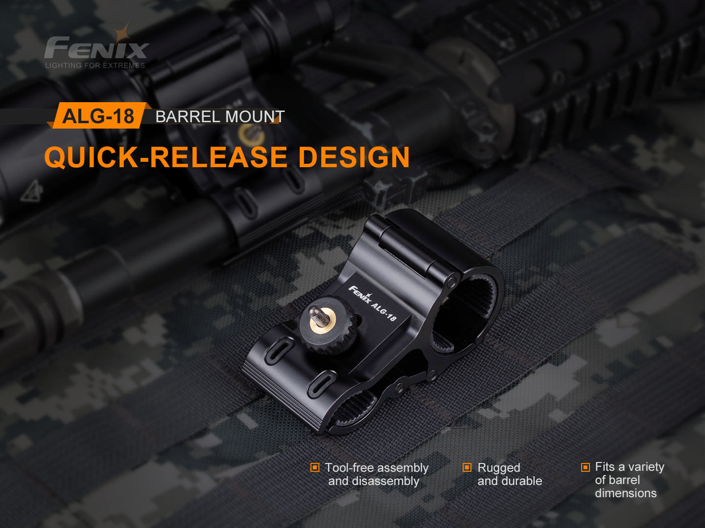Fenix pack - HT18R 2800 lumens + ALG18 + AER05 - Revendeur Officiel Lampes FENIX depuis 2008 | Votre Boutique en ligne FENIX®