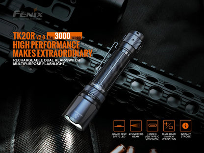 FENIX PACK - TK20R V2.0 - 3000 lumens + T5