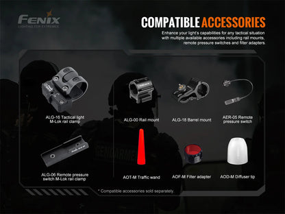 FENIX PACK - TK20R V2.0 - 3000 lumens + T5