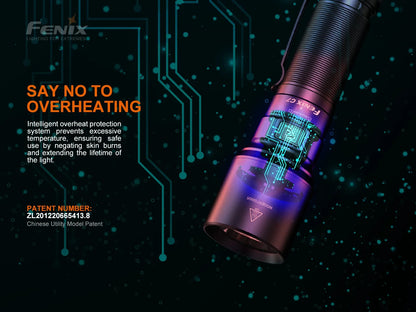 Fenix C7 - Lampe de poche rechargeable haute performance - Édition limitée - 3000 lumens