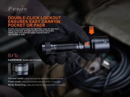 Fenix C7 - Lampe de poche rechargeable haute performance - Édition limitée - 3000 lumens