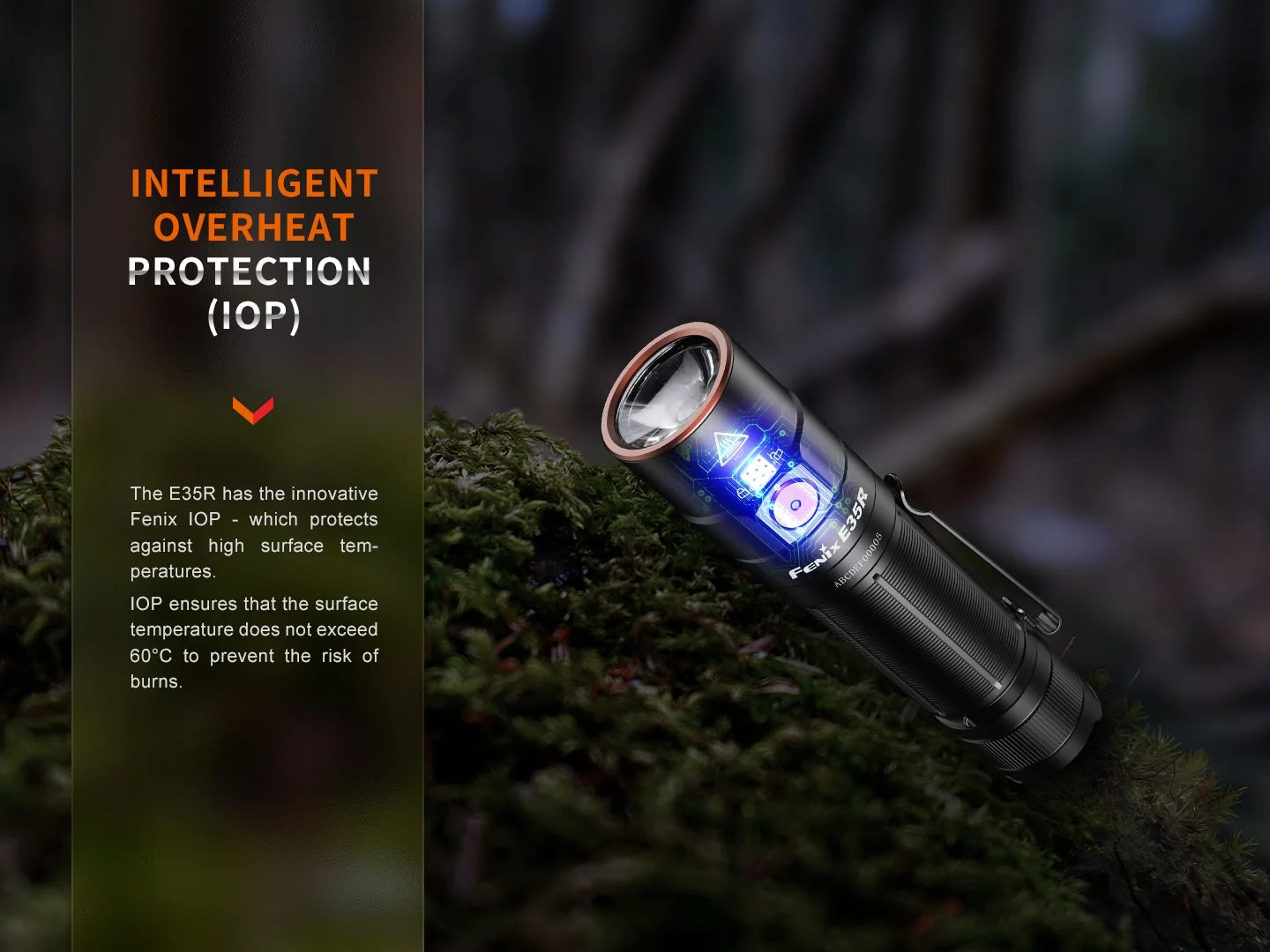 Fenix E35R - Lampe de poche haute performance - 3100 lumens