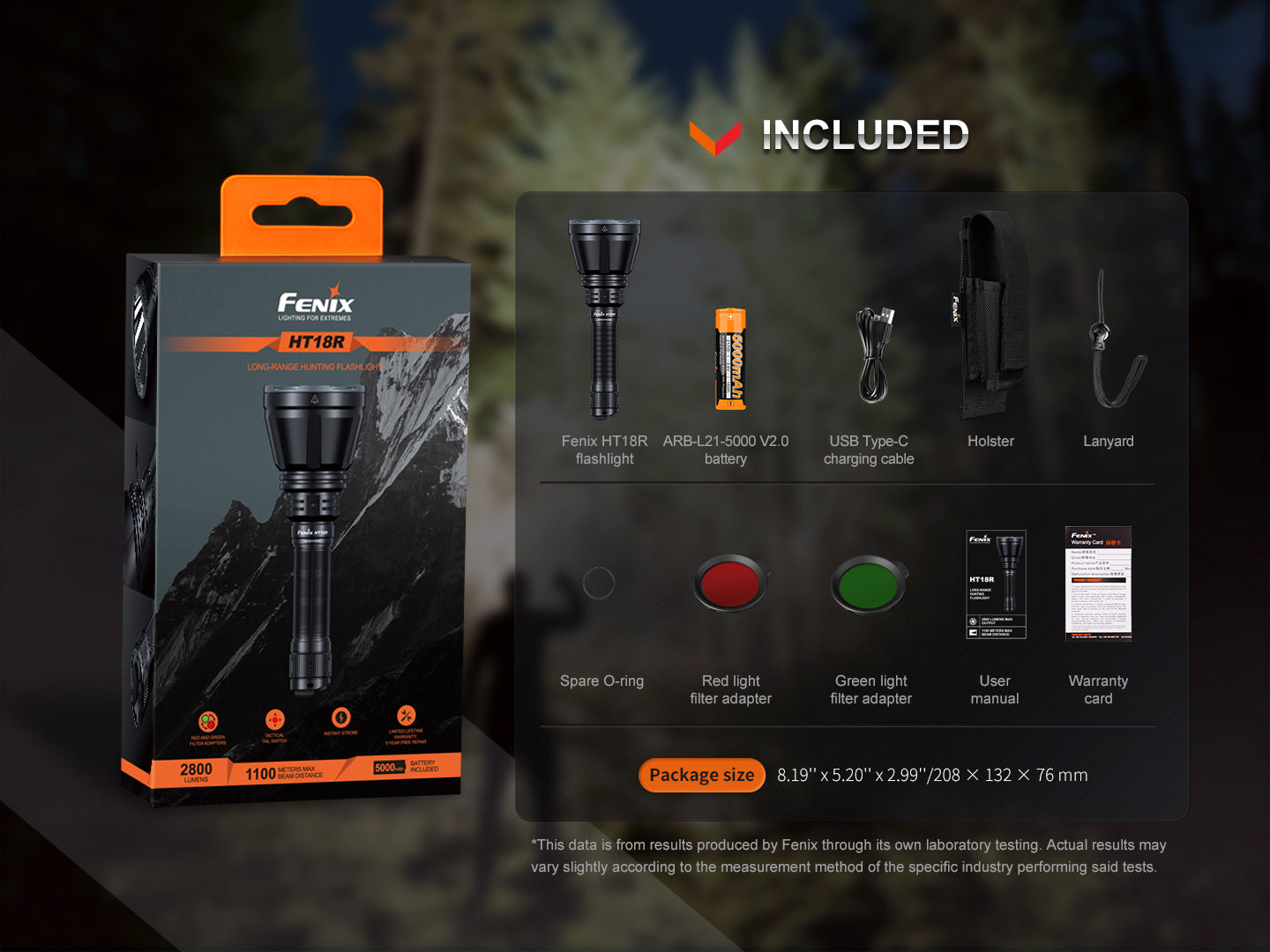Fenix pack - HT18R 2800 lumens + ALG18 + AER05 - Revendeur Officiel Lampes FENIX depuis 2008 | Votre Boutique en ligne FENIX®