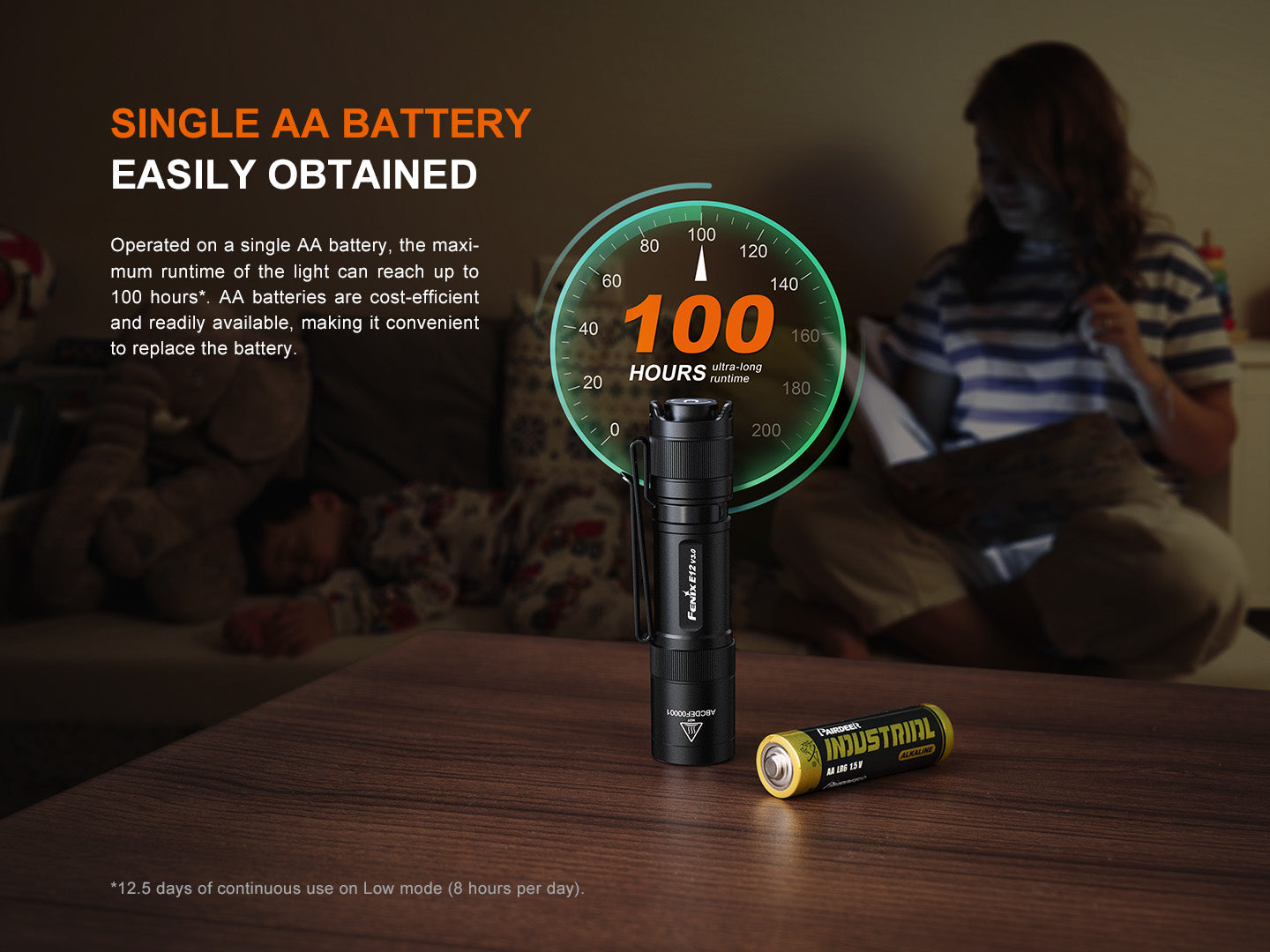 Fenix E12 V3.0 - Lampe de poche - 200 lumens - Revendeur Officiel Lampes FENIX depuis 2008 | Votre Boutique en ligne FENIX®