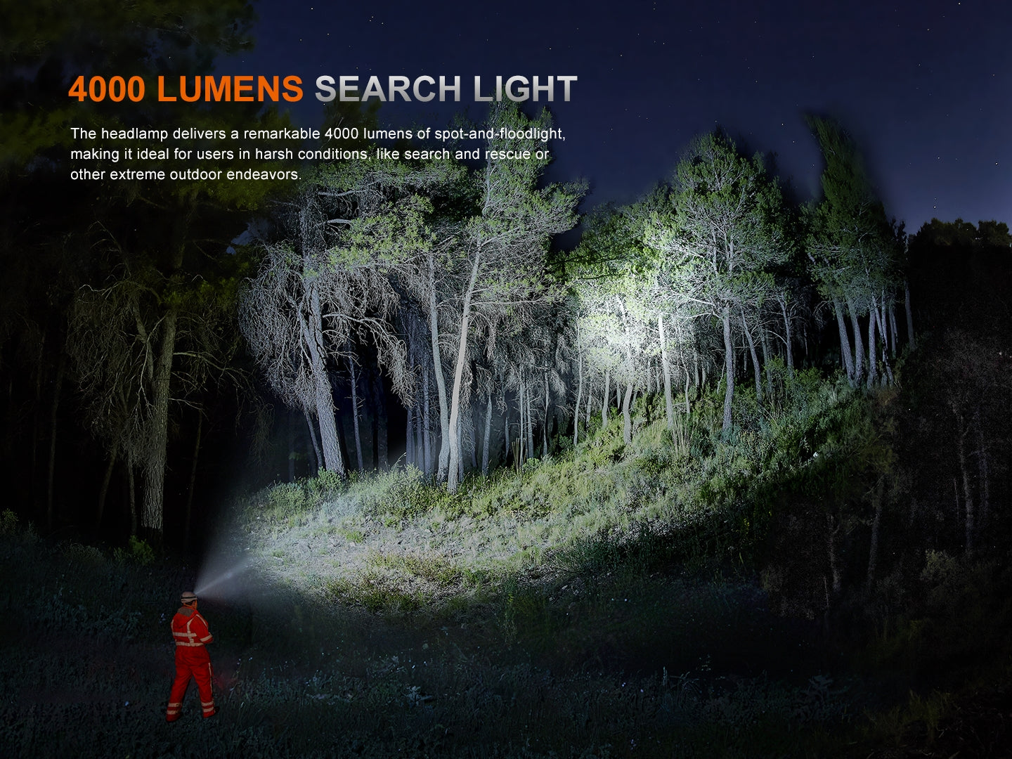 Fenix HP35R SAR - Lampe frontale rechargeable USB-C - 4000 lumens - 450 mètres de portée - Revendeur Officiel Lampes FENIX depuis 2008 | Votre Boutique en ligne FENIX®