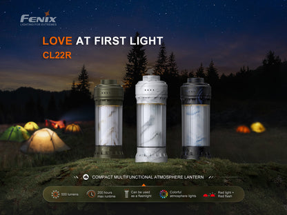 Fenix CL22R - Lanterne multifonction rechargeable USB-C - 500 lumens