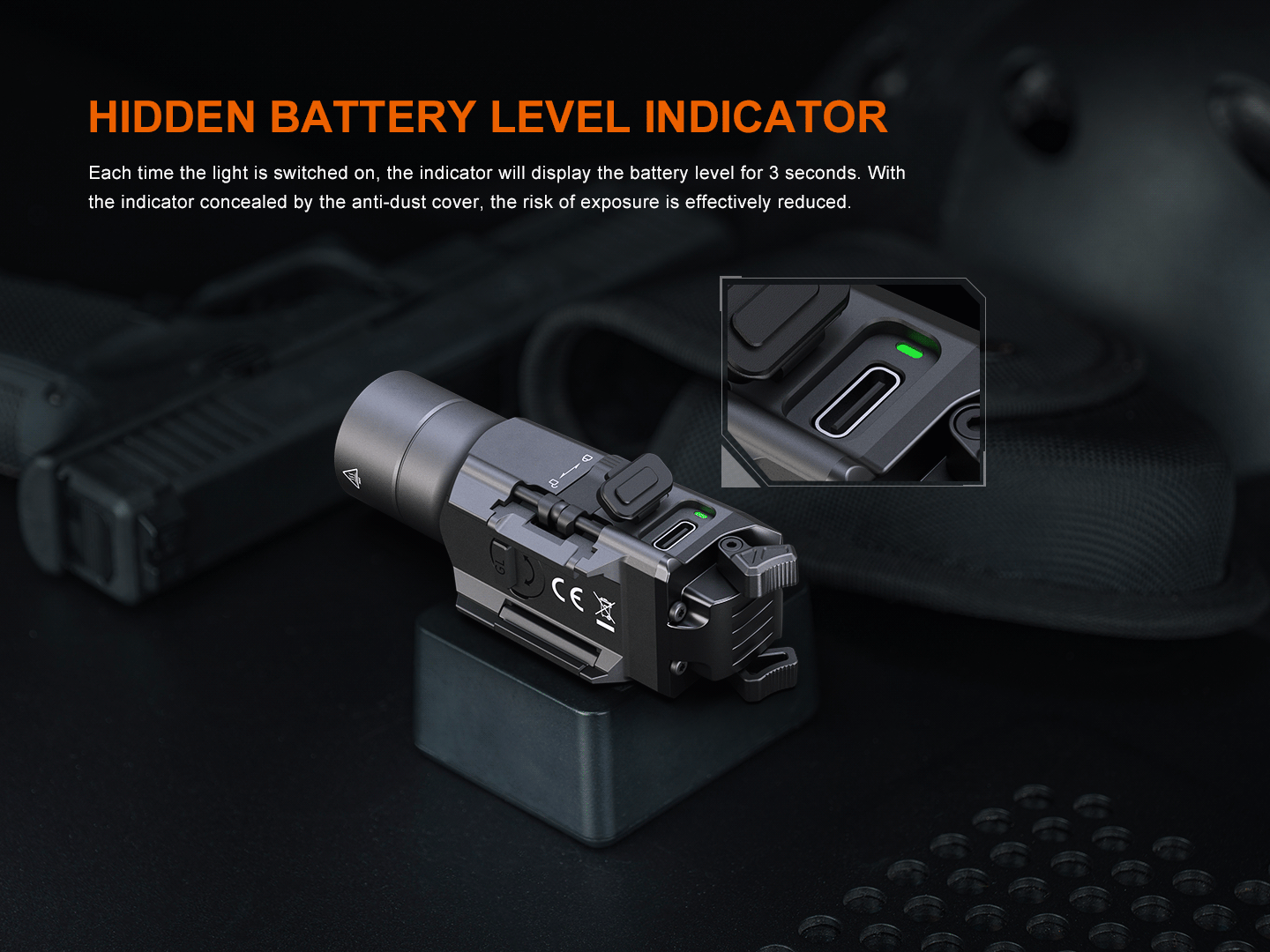 Fenix GL19R V.2 - Lampe de poche de chasse à haute intensité - 1200 lumens - Revendeur Officiel Lampes FENIX depuis 2008 | Votre Boutique en ligne FENIX®
