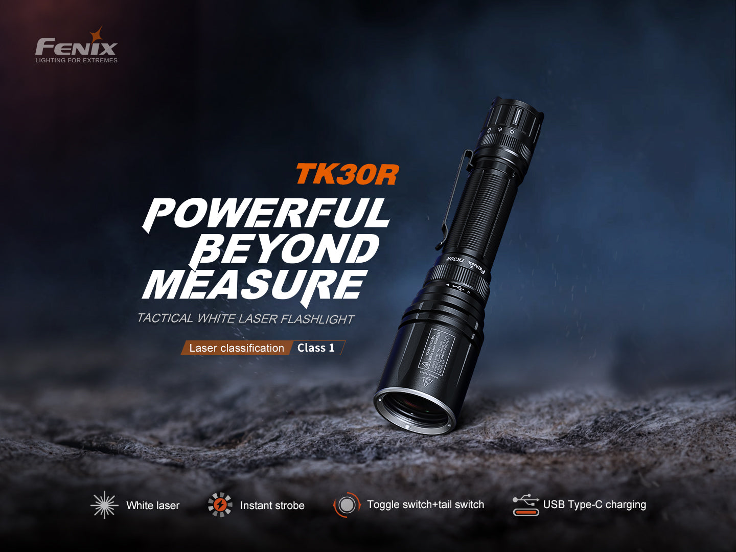 Fenix TK30R - Lampe de poche tactique à laser blanc - 500 lumens - Revendeur Officiel Lampes FENIX depuis 2008 | Votre Boutique en ligne FENIX®