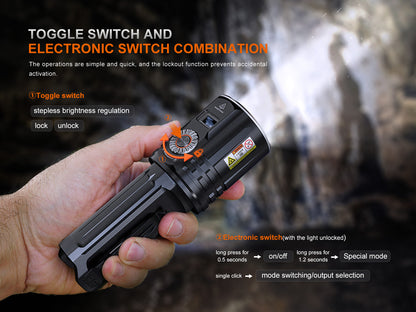 Fenix LR36R - 10000 lumens - 1260 mètres de portée - Laser blanc - Revendeur Officiel Lampes FENIX depuis 2008 | Votre Boutique en ligne FENIX®