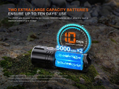 Fenix LR36R - 10000 lumens - 1260 mètres de portée - Laser blanc - Revendeur Officiel Lampes FENIX depuis 2008 | Votre Boutique en ligne FENIX®