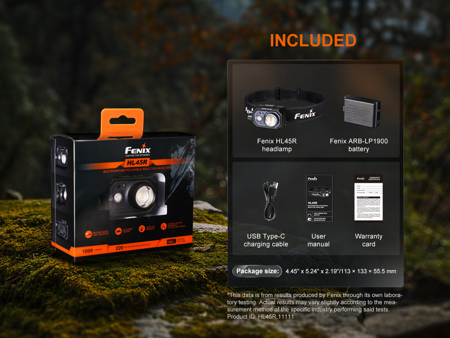 Fenix HL45R - Lampe frontale à induction polyvalente - 1000 lumens - Revendeur Officiel Lampes FENIX depuis 2008 | Votre Boutique en ligne FENIX®