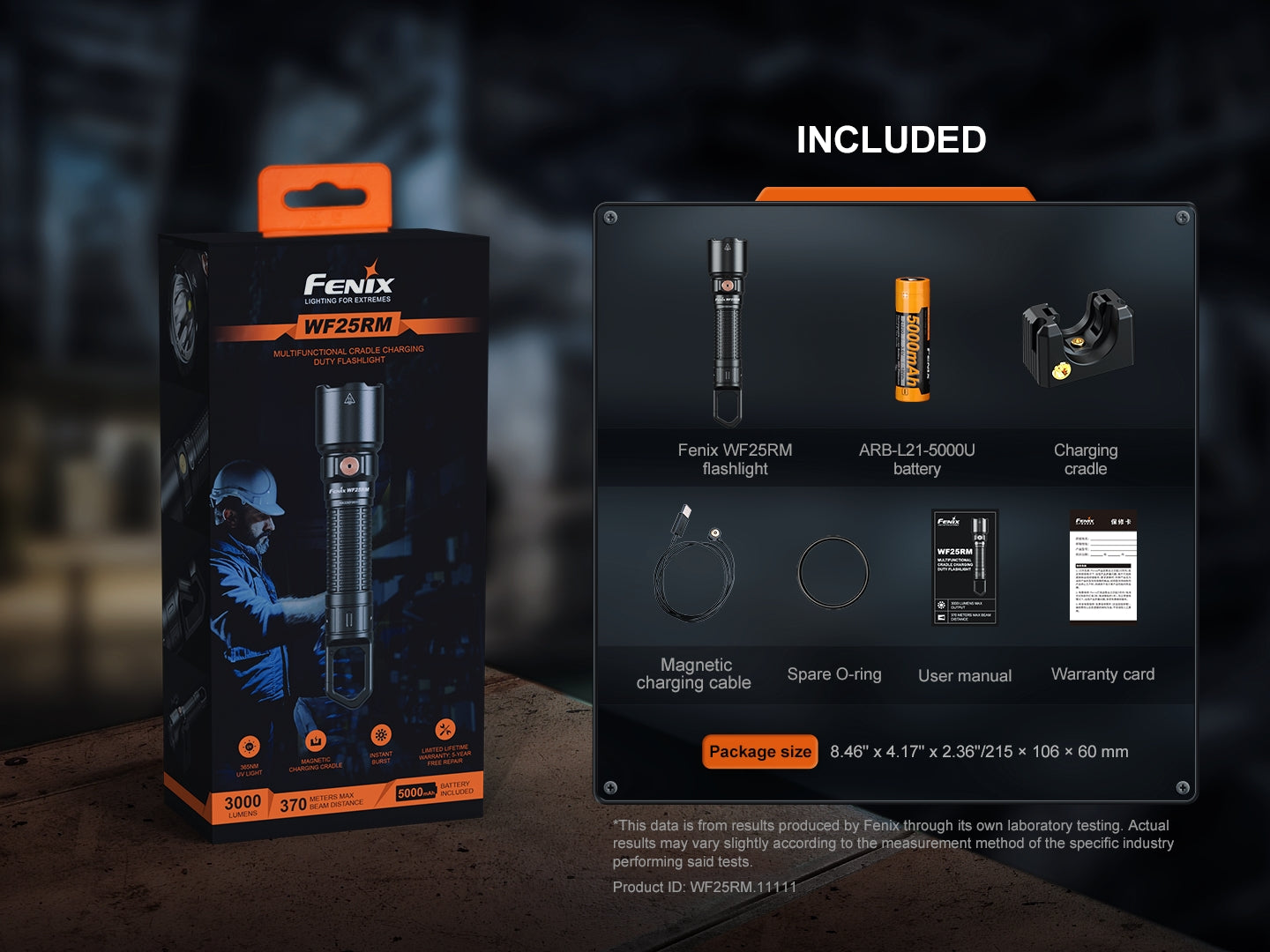 Fenix WF25RM - Lampe de poche rechargeable polyvalente - 3000 lumens - Revendeur Officiel Lampes FENIX depuis 2008 | Votre Boutique en ligne FENIX®