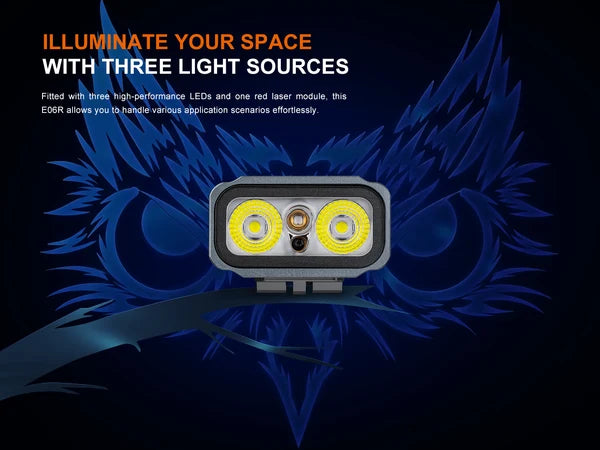 Fenix E06R Édition spéciale - Lampe de poche porte-clés 3 en 1 - 700 lumens