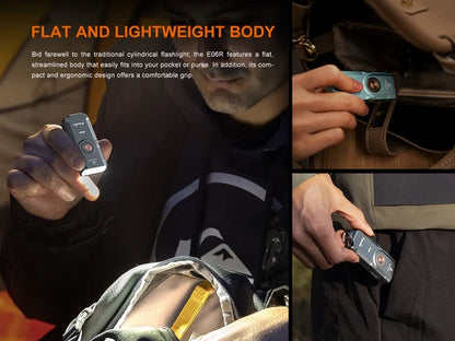 Fenix E06R Édition spéciale - Lampe de poche porte-clés 3 en 1 - 700 lumens