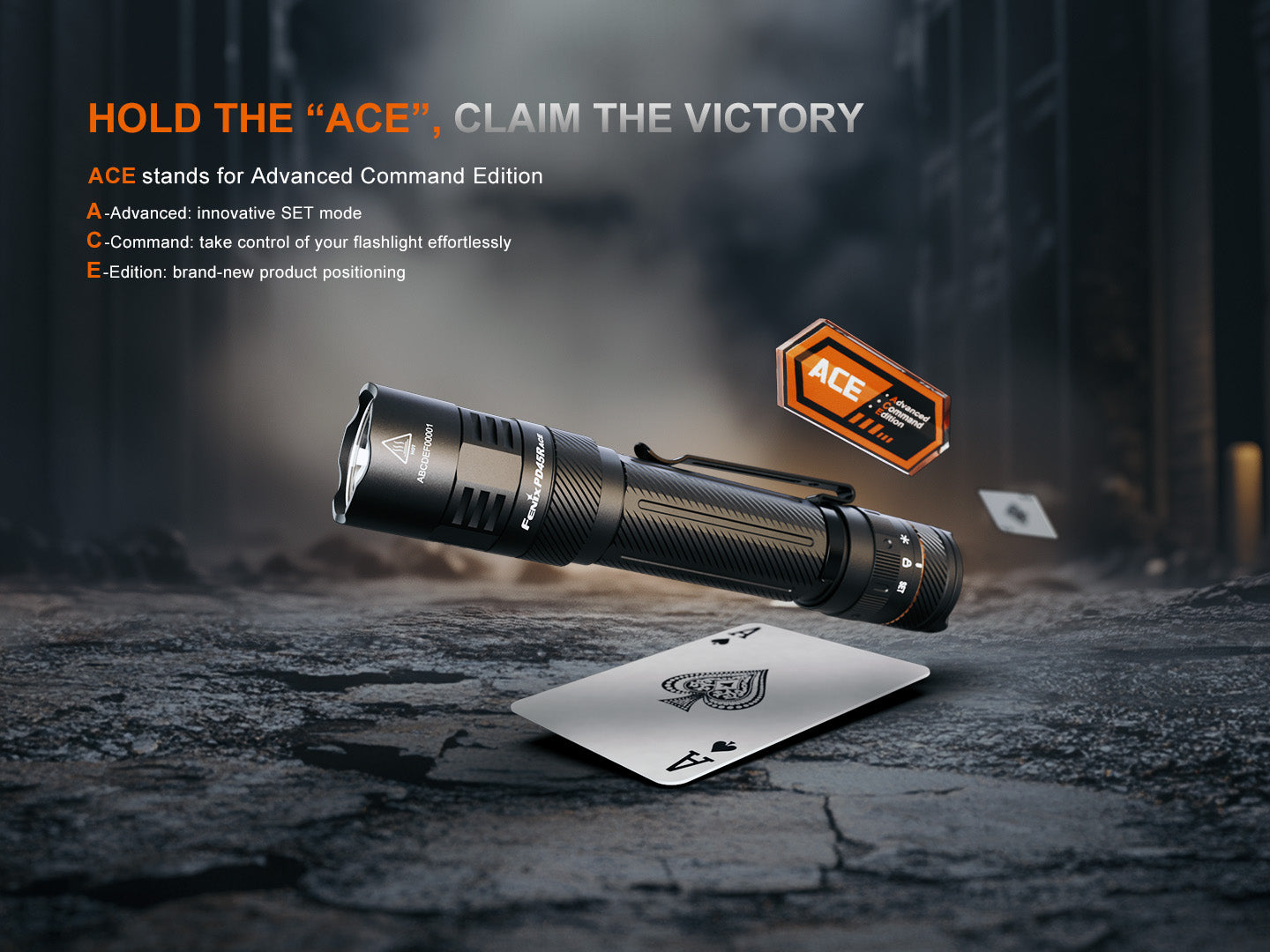 Fenix PD45R ACE - Lampe de poche tactique multi-mode - 3200 lumens - Revendeur Officiel Lampes FENIX depuis 2008 | Votre Boutique en ligne FENIX®