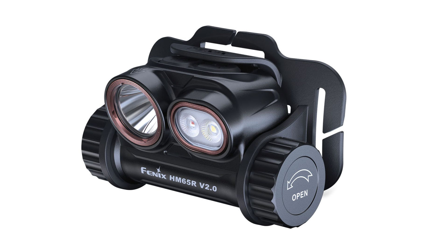 Fenix HM65R V2.0 - Lampe frontale double faisceau - 2200 lumens