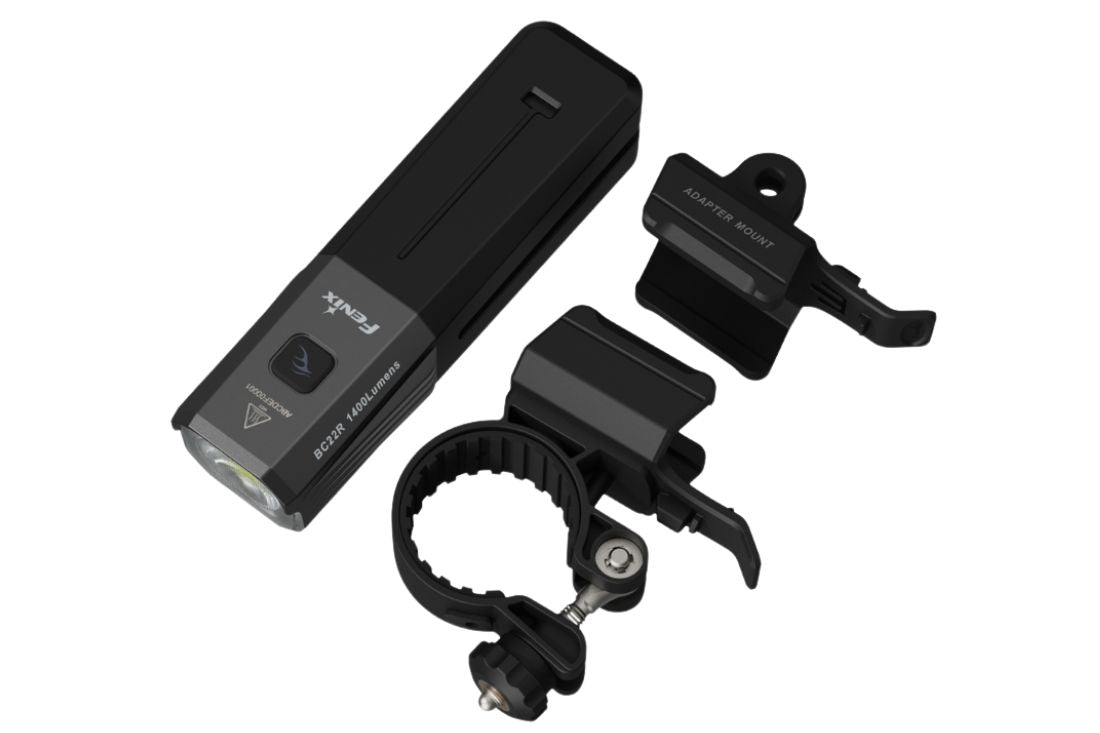 Fenix BC22R - Lampe de vélo haute performance - 1400 lumens - Revendeur Officiel Lampes FENIX depuis 2008 | Votre Boutique en ligne FENIX®