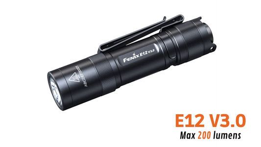 Fenix E12 V3.0 - Lampe de poche - 200 lumens
