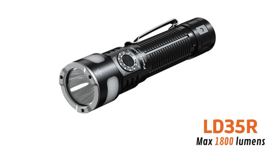 Fenix LD35R - Lampe de poche polyvalente à trois sources lumineuses - 1800 lumens