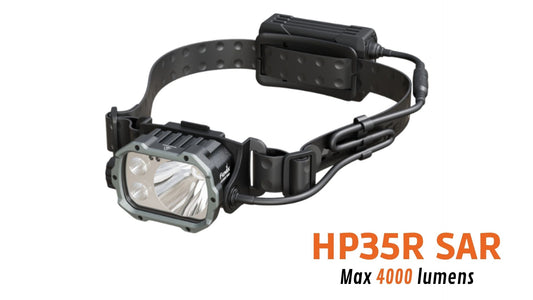 Fenix HP35R SAR - Lampe frontale rechargeable USB-C - 4000 lumens - 450 mètres de portée