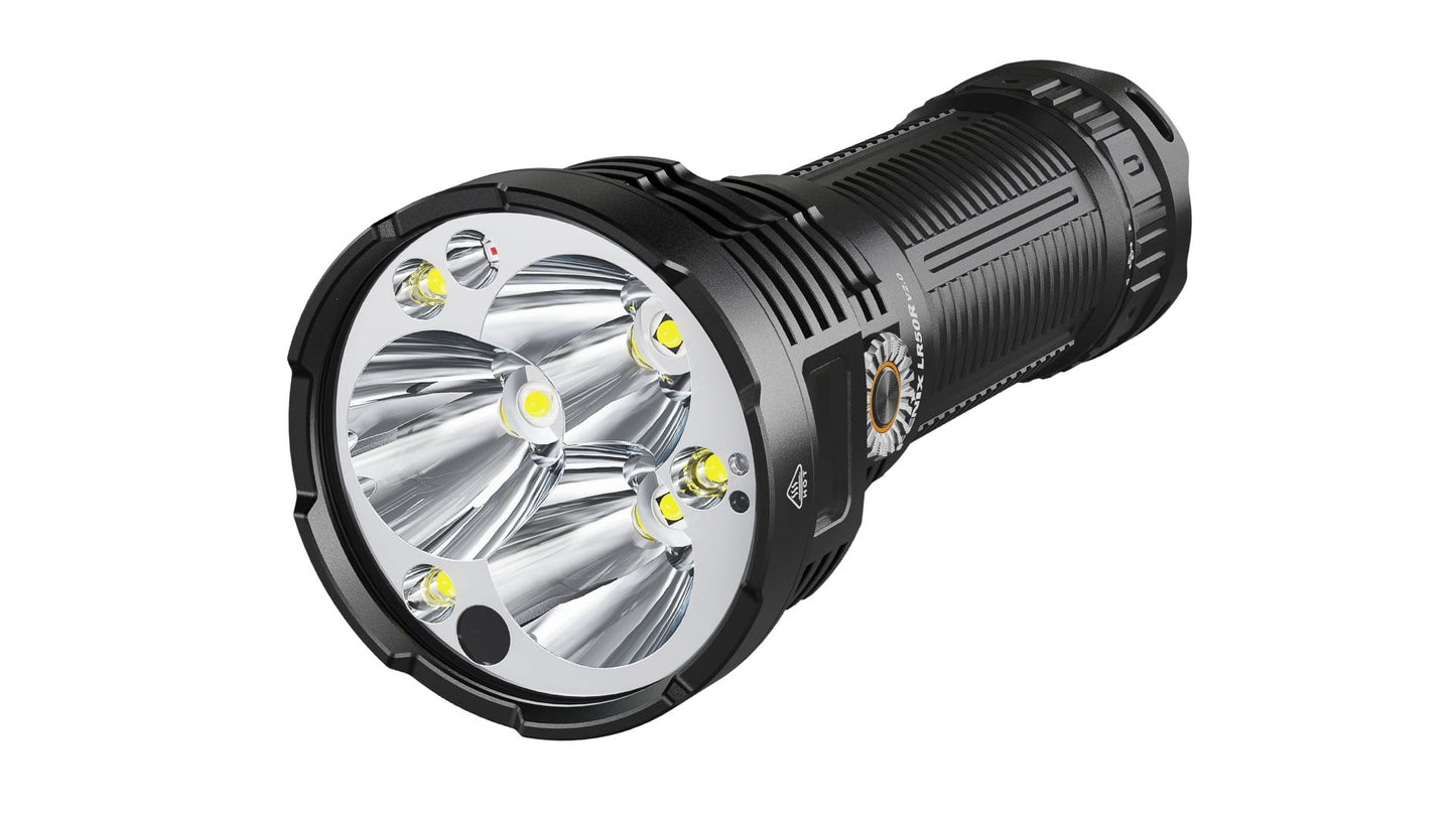 Fenix LR50R V2.0 - Lampe de poche multifonction super lumineuse rechargeable - 18 000 lumens