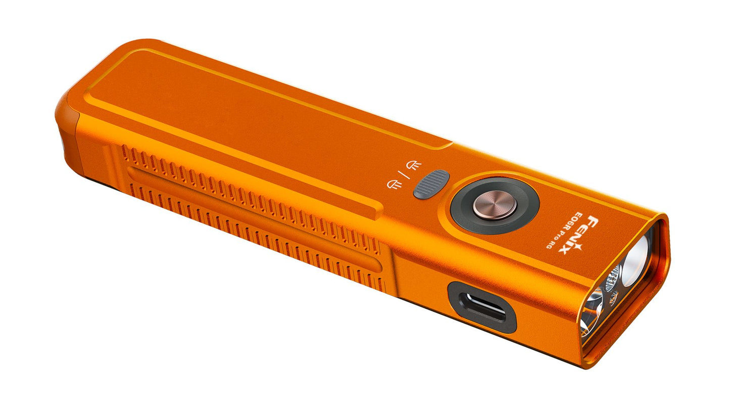Fenix E06R Pro RG - Lampe torche à trois sources lumineuses et double interrupteur - 1600 lumens