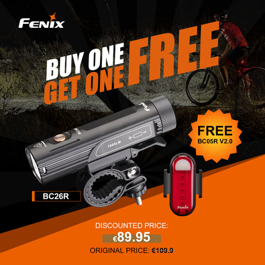 Fenix Pack BC26R + BC05R V2.0 - Revendeur Officiel Lampes FENIX depuis 2008 | Votre Boutique en ligne FENIX®