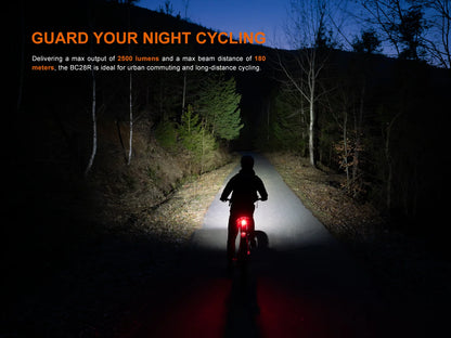Fenix BC28R - Lampe de vélo à commande intelligente - 2500 lumens