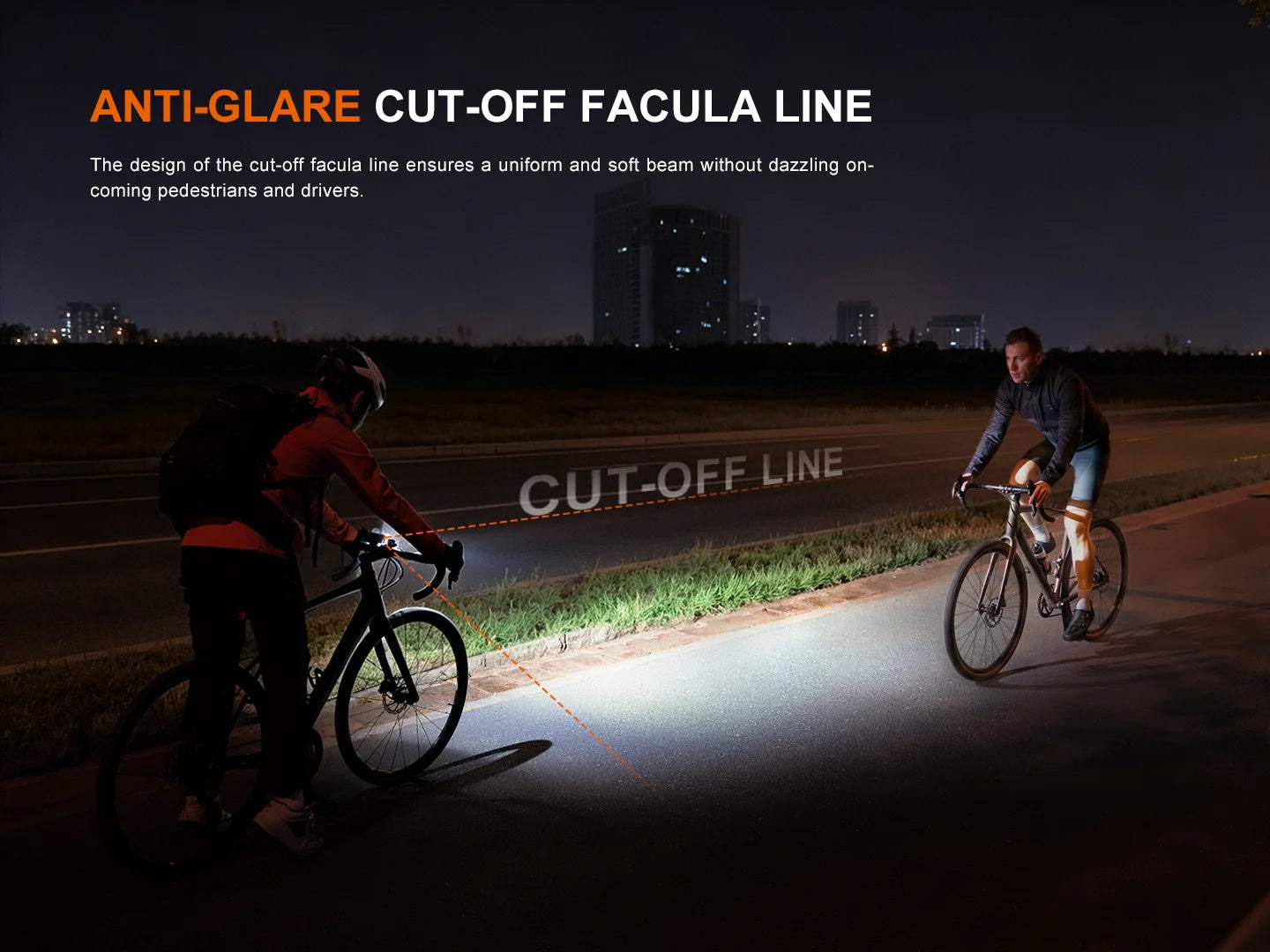 Fenix BC28R - Lampe de vélo à commande intelligente - 2500 lumens