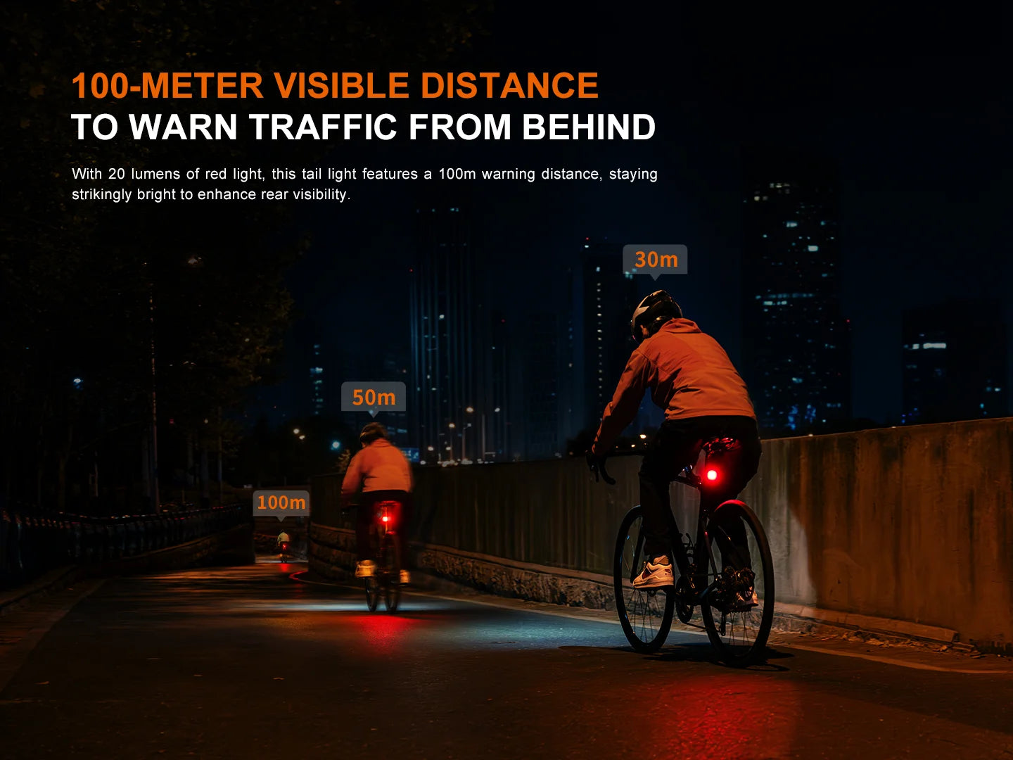 Fenix BC28R - Lampe de vélo à commande intelligente - 2500 lumens