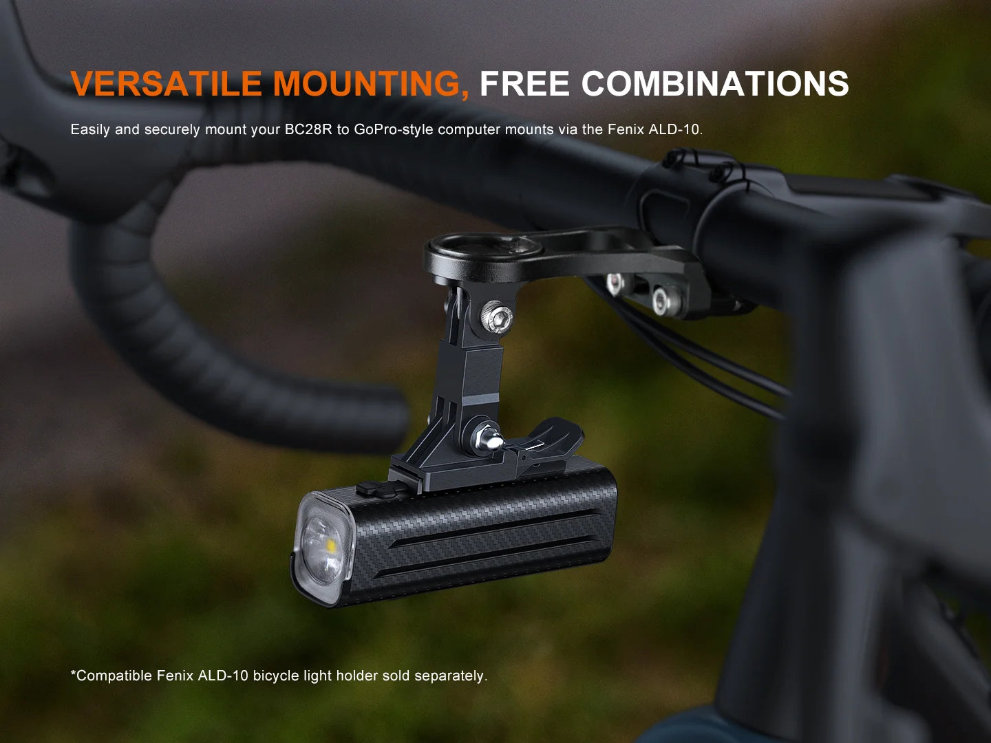 Fenix BC28R - Lampe de vélo à commande intelligente - 2500 lumens