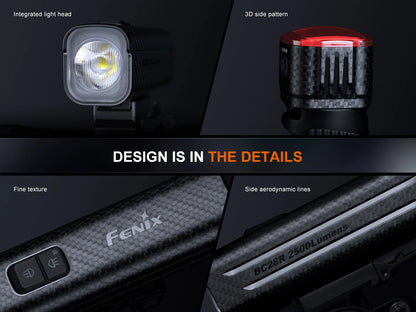 Fenix BC28R - Lampe de vélo à commande intelligente - 2500 lumens