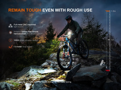 Fenix BC28R - Lampe de vélo à commande intelligente - 2500 lumens
