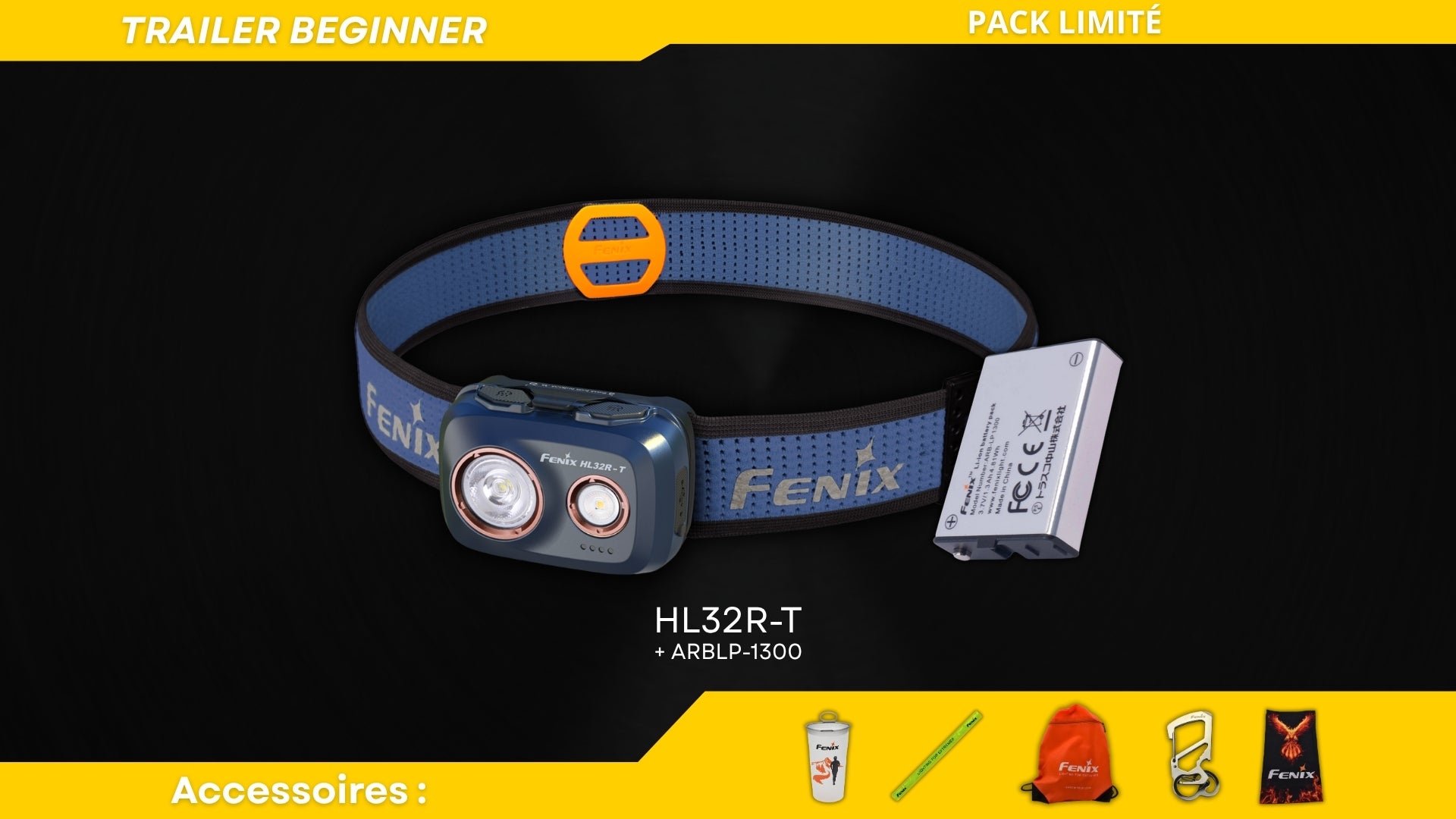 Pack trail beginner hl32r-T bleue