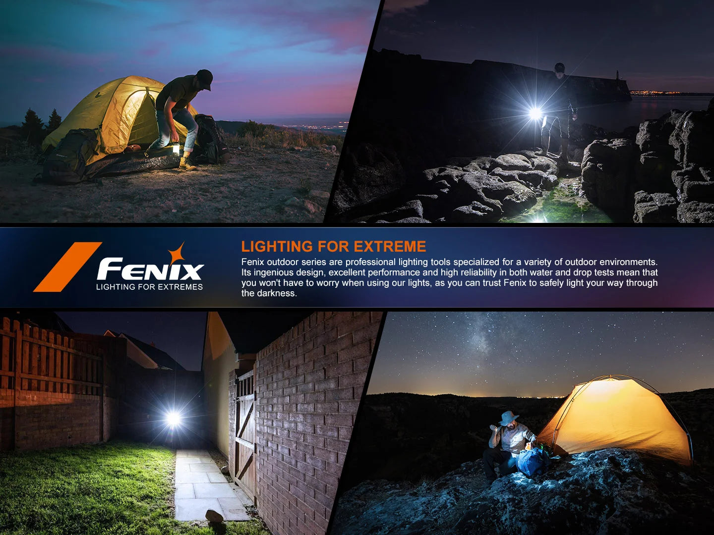 Fenix C7 PRO - Lampe de poche haute performance à charge rapide - 4600 lumens