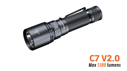 Fenix C7 V2.0 - Lampe de poche haute performance rechargeable - 3300 lumens