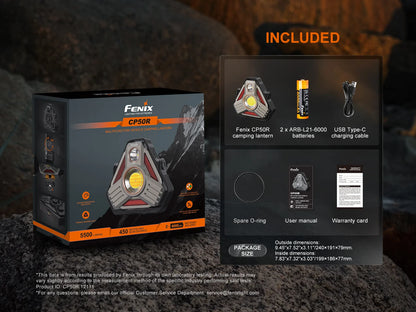 Fenix CP50R - Lanterne de camping multifonctionnelle - 5500 lumens
