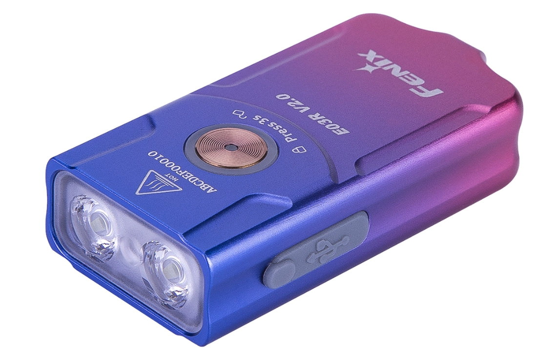 FENIX - E03R V2.0 - Lampe porte-clés en métal - 500 lumens - édition spéciale - Revendeur Officiel Lampes FENIX depuis 2008 | Votre Boutique en ligne FENIX®