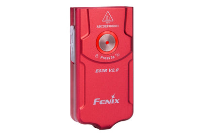 FENIX - E03R V2.0 - Lampe porte-clés en métal - 500 lumens - édition spéciale - Revendeur Officiel Lampes FENIX depuis 2008 | Votre Boutique en ligne FENIX®