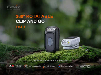 Fenix E04R - Lampe torche EDC compacte - 300 lumens