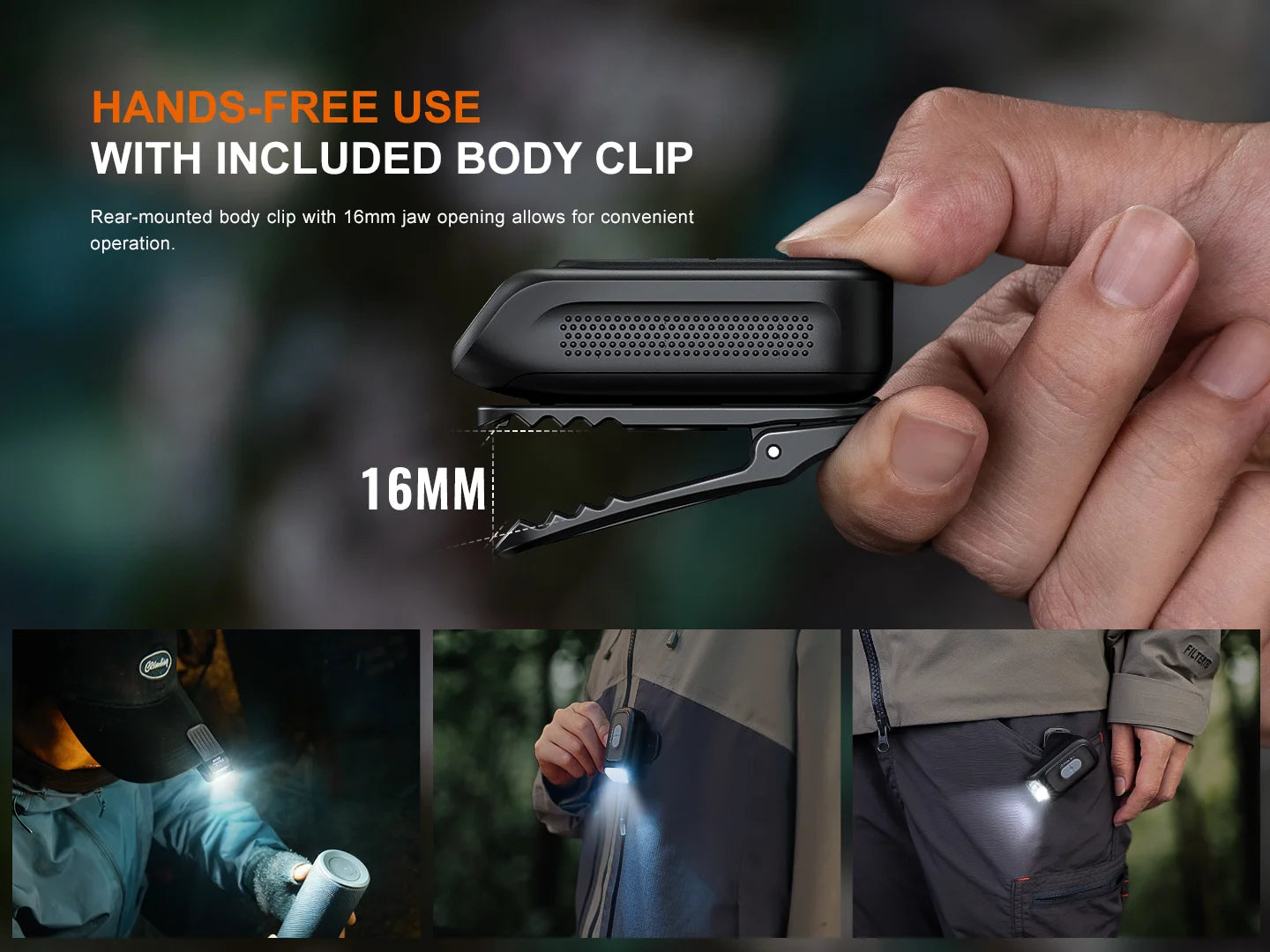 Fenix E04R - Lampe torche EDC compacte - 300 lumens